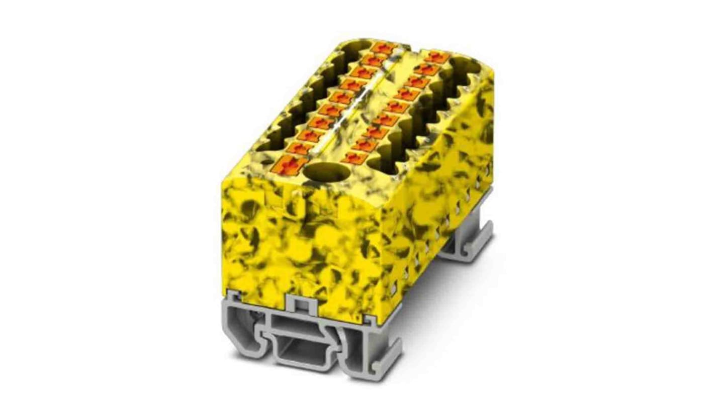 Phoenix Contact Distribution Block, 19 Way, 4mm², 24A, 690 V