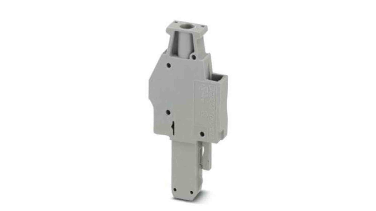 Phoenix Contact, 6.2mm Pitch, Combi Pluggable Solutions, 1 Way, Pluggable Terminal Block, Plug, DIN Rail, Screw