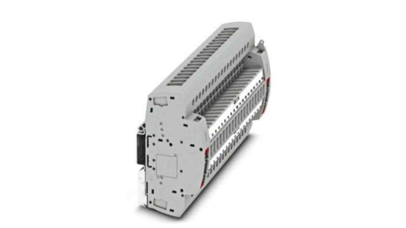Phoenix Contact UTRE Series UTRE 6-2/F19 Non-Fused Terminal Block, 38-Way, 30A, 24 → 8 AWG Wire, Screw