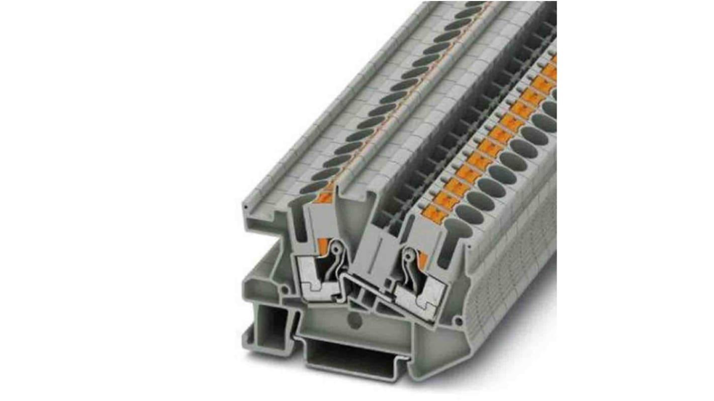 Phoenix Contact 3213972 Grey, 10mm², Push In Termination