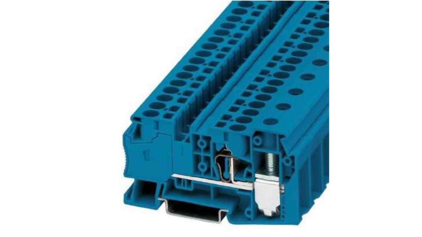 Phoenix Contact 3033210 Blue, 10mm², Spring Clamp Termination