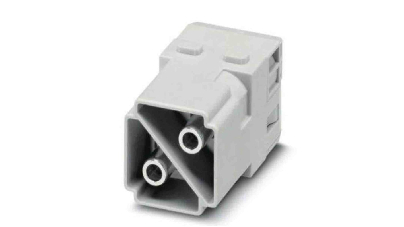 Phoenix Contact Heavy Duty Power Connector Module, 100A, Male, HC Series, 2 Contacts