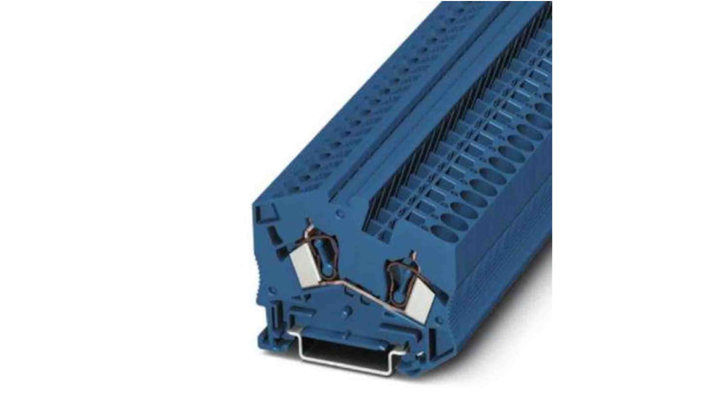 Phoenix Contact 3038134 STS 6 Series Blue, 0.2 → 10mm², Spring Clamp Termination