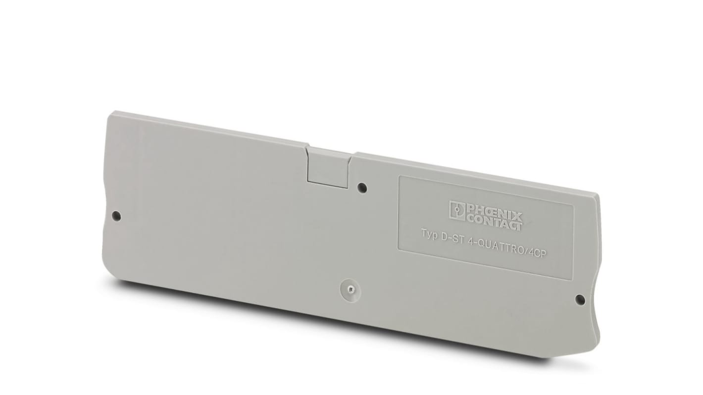 フエニックスコンタクト DINレール取付用端子アクセサリ エンドカバー D-ST 4-QUATTROシリーズ