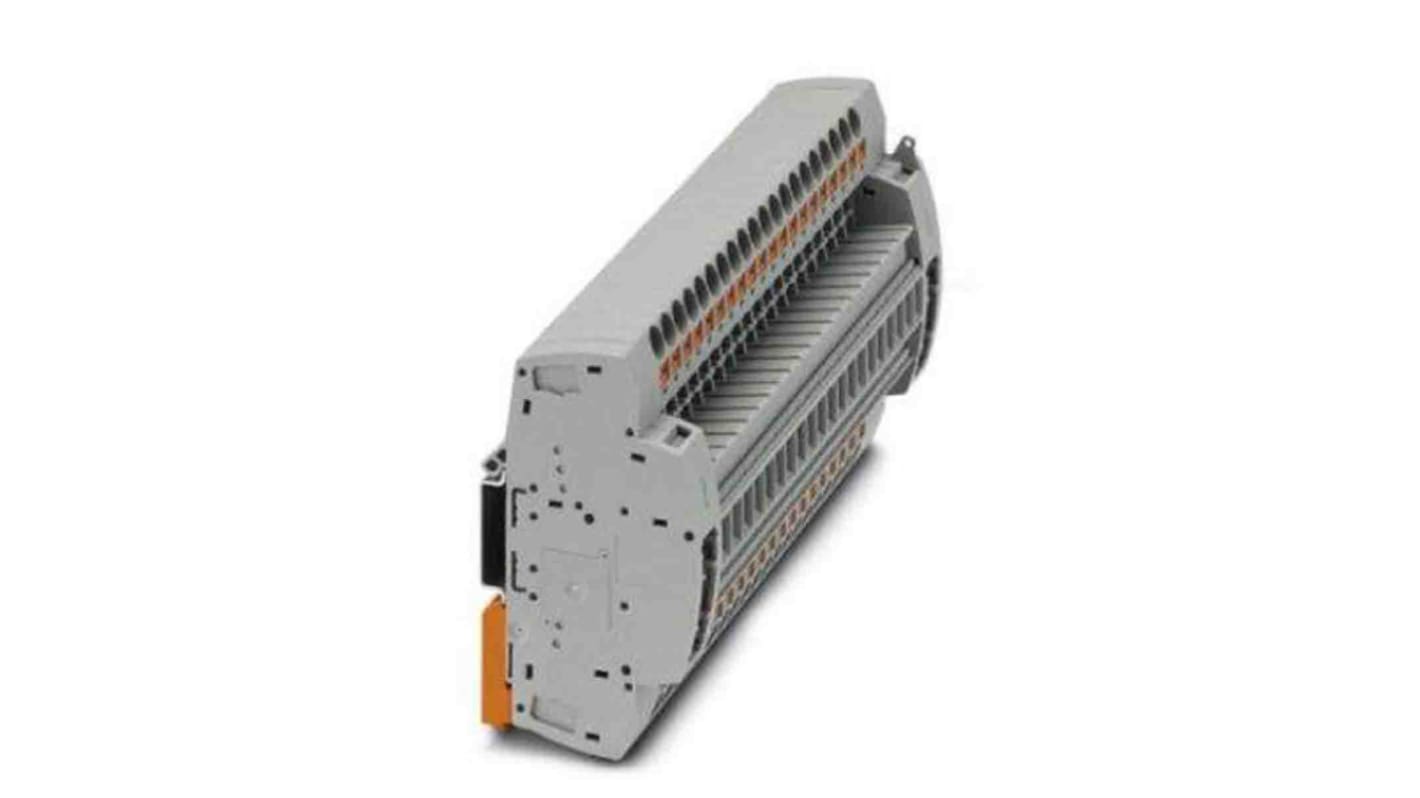 Phoenix Contact PTRE Series PTRE 6-2/20 Non-Fused Terminal Block, 40-Way, 30A, 20 → 8 AWG Wire, Push In