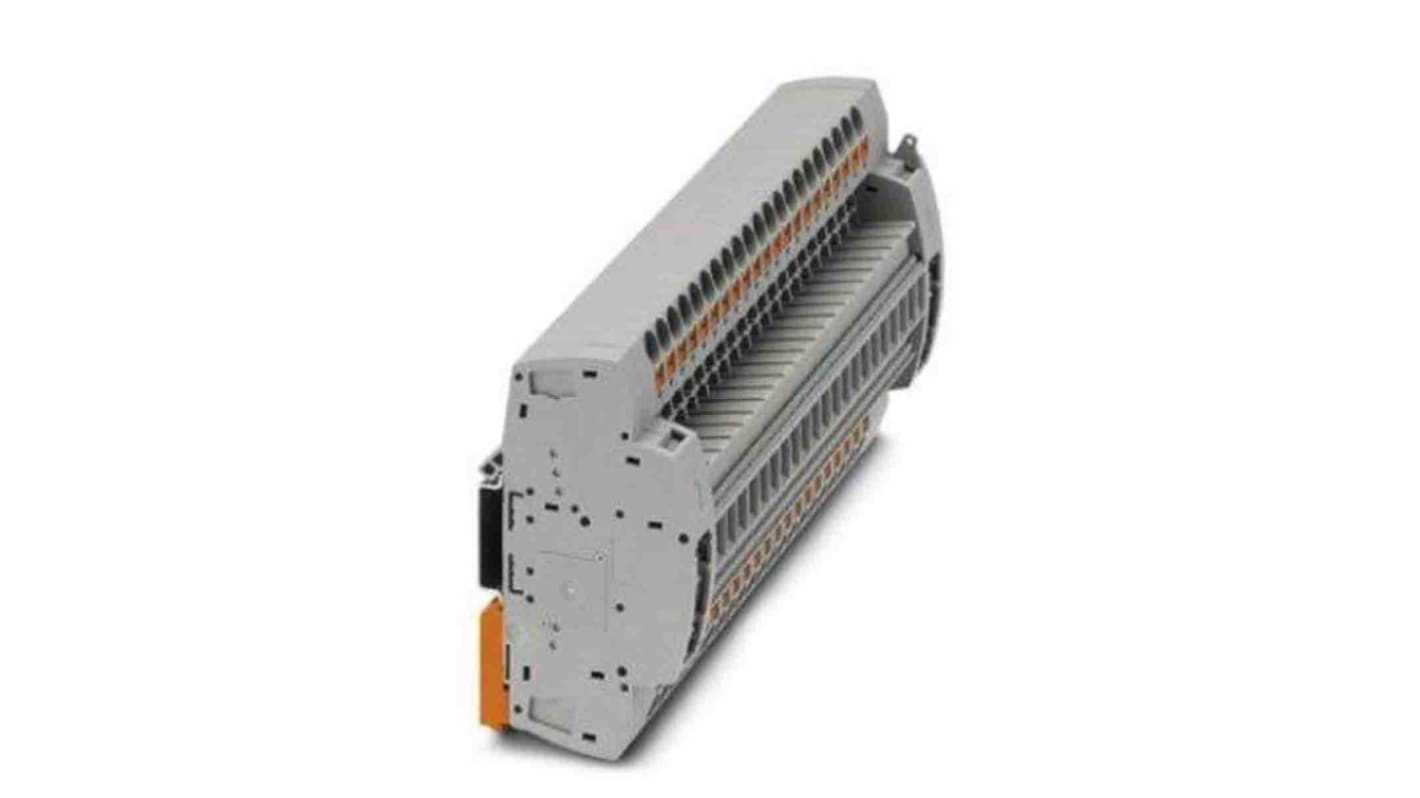 Phoenix Contact PTRE Series PTRE 6-2/21 Non-Fused Terminal Block, 42-Way, 30A, 20 → 8 AWG Wire, Push In