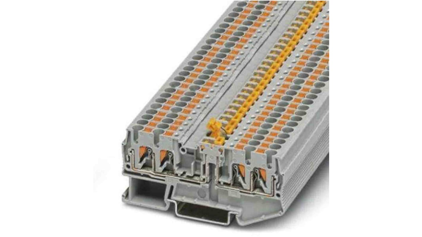 Phoenix Contact 3270085 PTC Series Grey, Push In Termination