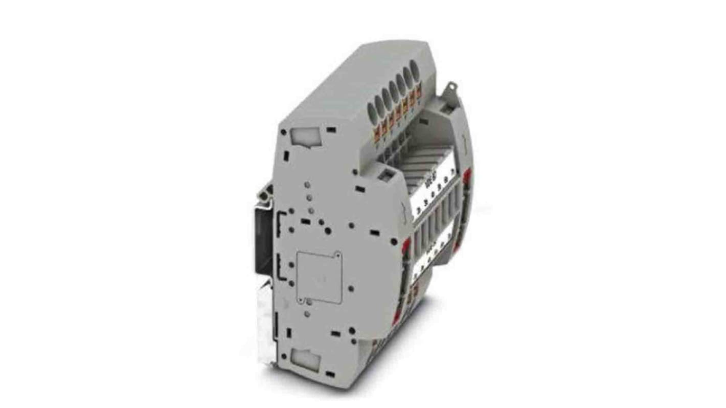 Phoenix Contact PTRE Series PTRE 6-2/B7 Non-Fused Terminal Block, 14-Way, 30A, 20 → 8 AWG Wire, Push In