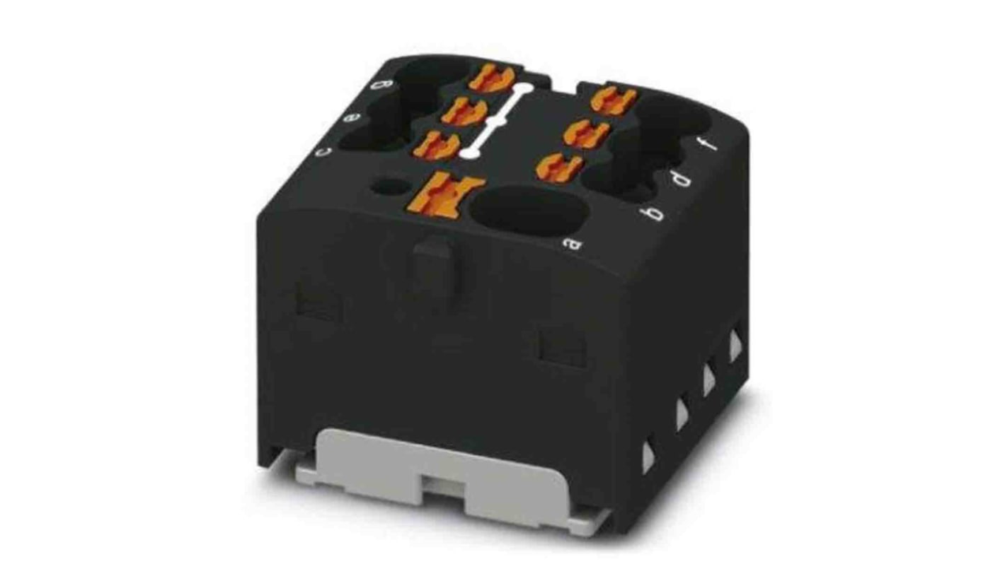 Blocco di distribuzione, Phoenix Contact, 7 vie 17.5A, 450 V