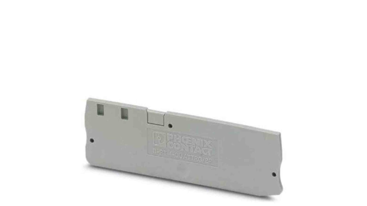 フエニックスコンタクト DINレール取付用端子アクセサリ エンドカバー D-PT 4-QUATTRO/2Pシリーズ