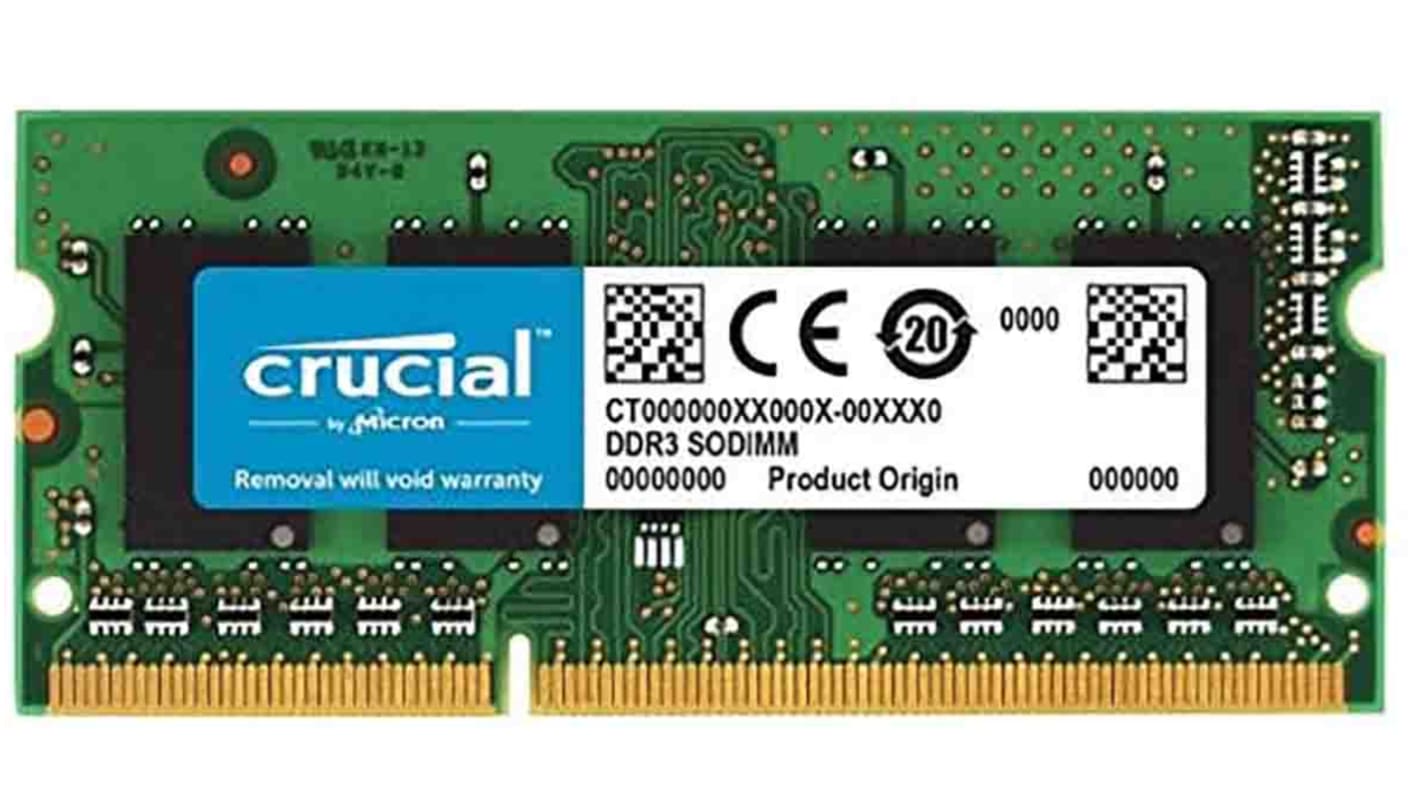 Crucial 笔记本内存, 32 GB, DDR4, 2666MHz, SODIMM插槽