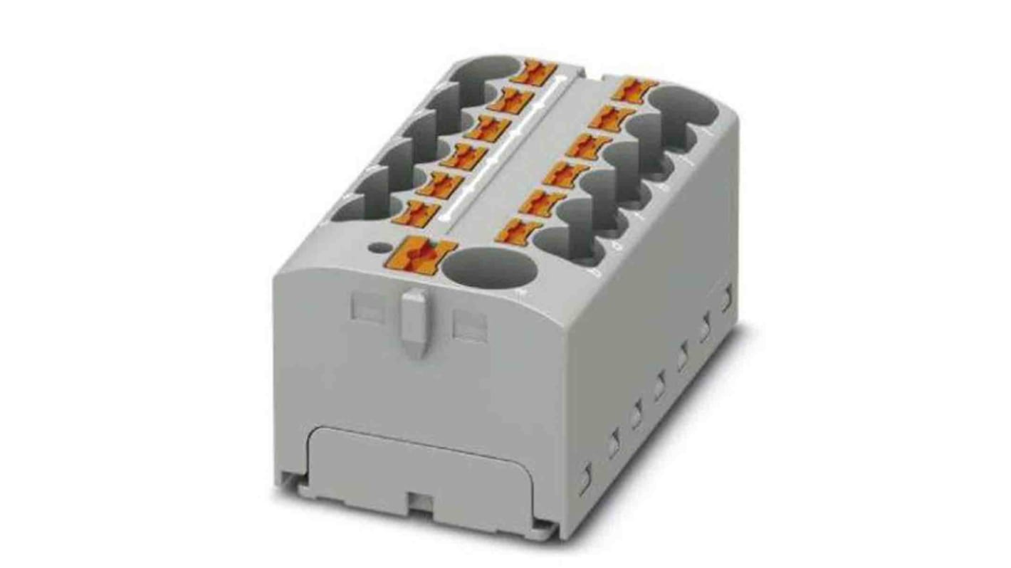 Phoenix Contact Einsteck Verteilerblock 13-polig , 10 AWG, 32A / 450 V, 6mm², Polyamid, IP20