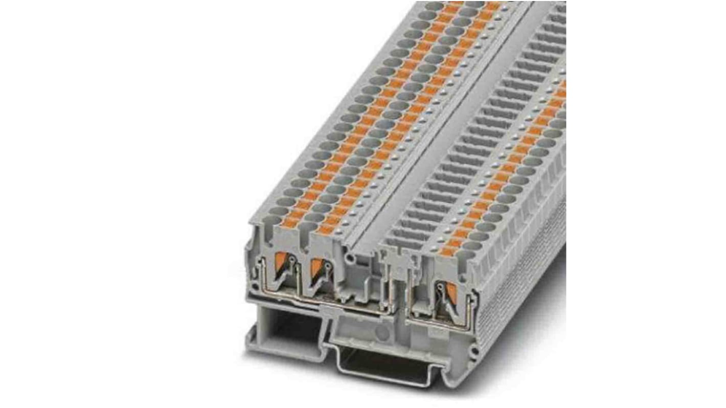 Phoenix Contact 3270091 PTC Series Grey, Push In Termination