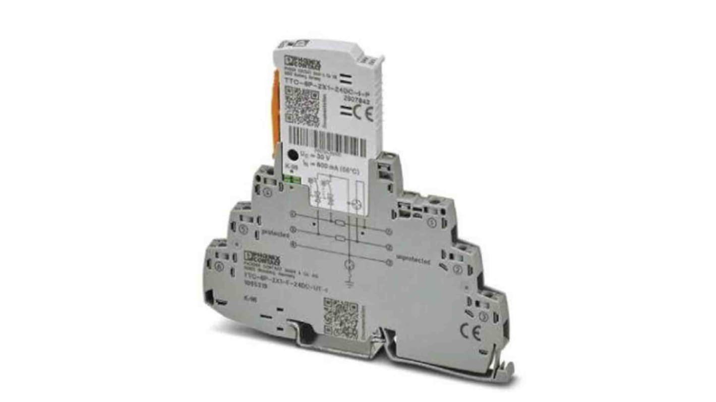 Phoenix Contact Surge Protector, 10kA, DIN Rail Mount