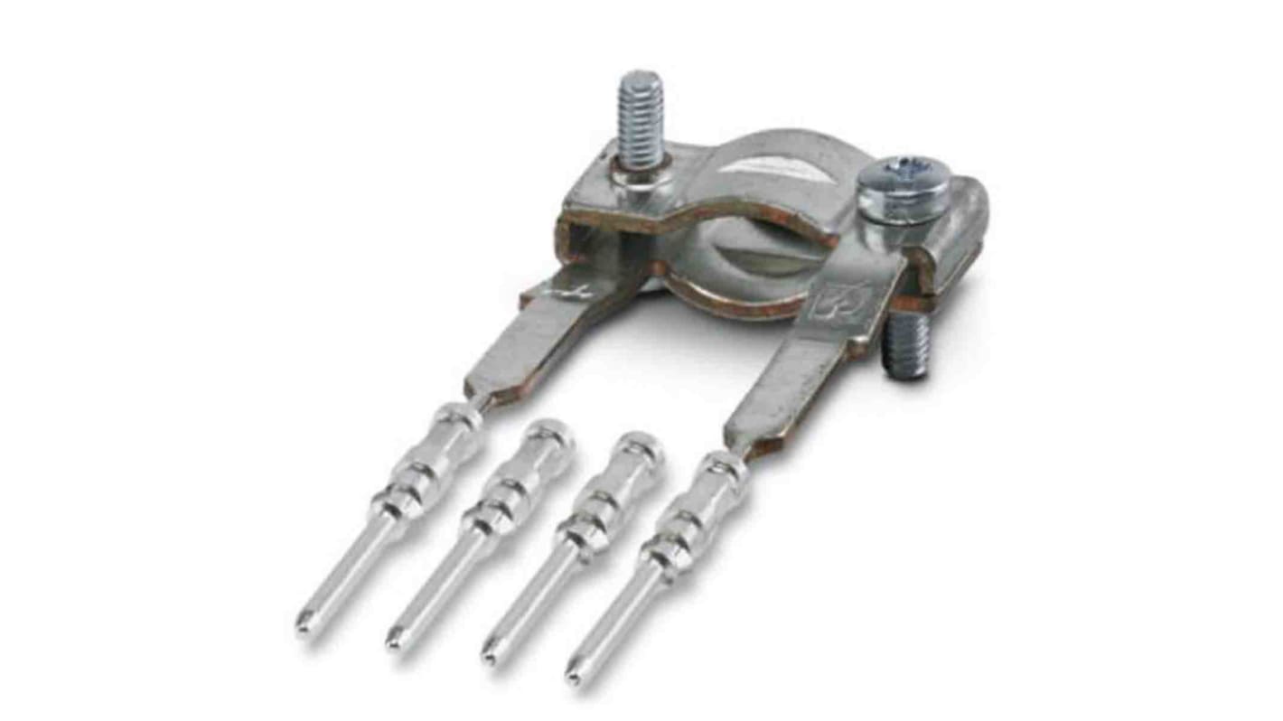 Phoenix Contact Shield Connection Clamp, HC Series Thread Size M3, For Use With Heavy Duty Power Connectors