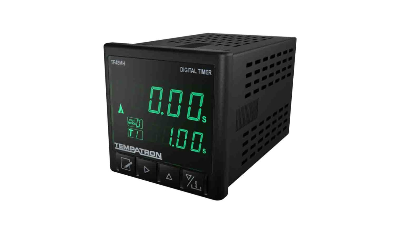 Temporizador 13 Tempatron, 7 → 24V ac, 2 contactos, SPDT, SPST, tempo. 9 time ranges from 99.99 s → 9999h