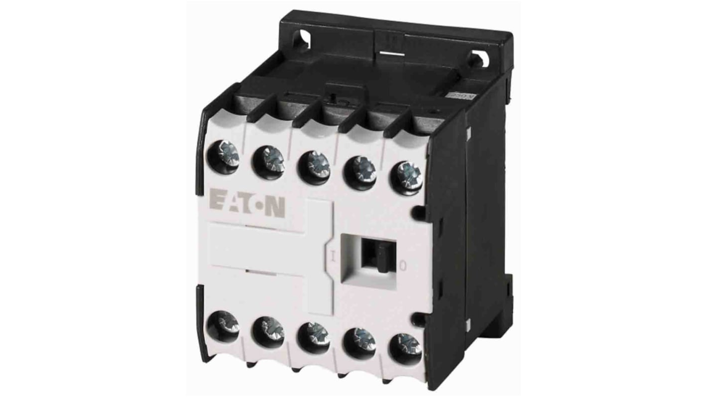 Stycznik 24 V DC Eaton 6 A 2NO + 2NC Montaż na szynie DIN Śruba 010042 DILER-22-G(24VDC)