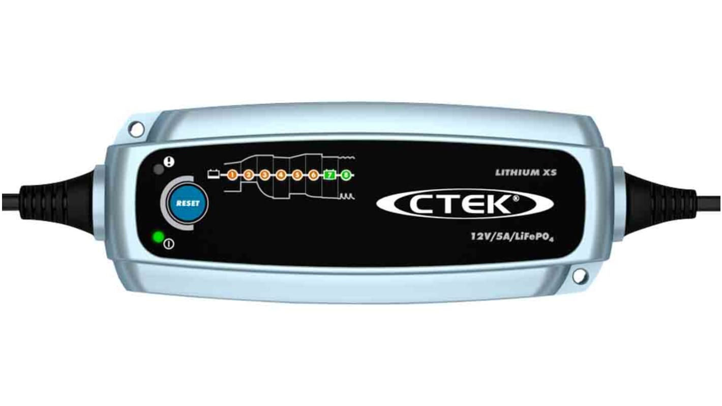 Ładowarka akumulatorów napięcie 13.8V LiFePO4 12 V CTEK prąd 5A