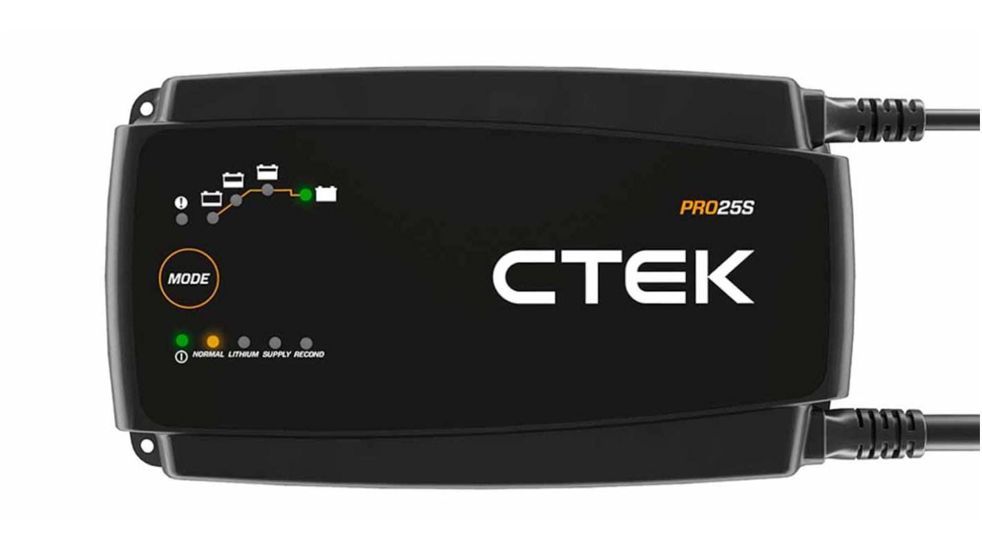 CTEK PRO25S Battery Charger For LiFePO4 12 V 13.3V 2.9A with EU plug