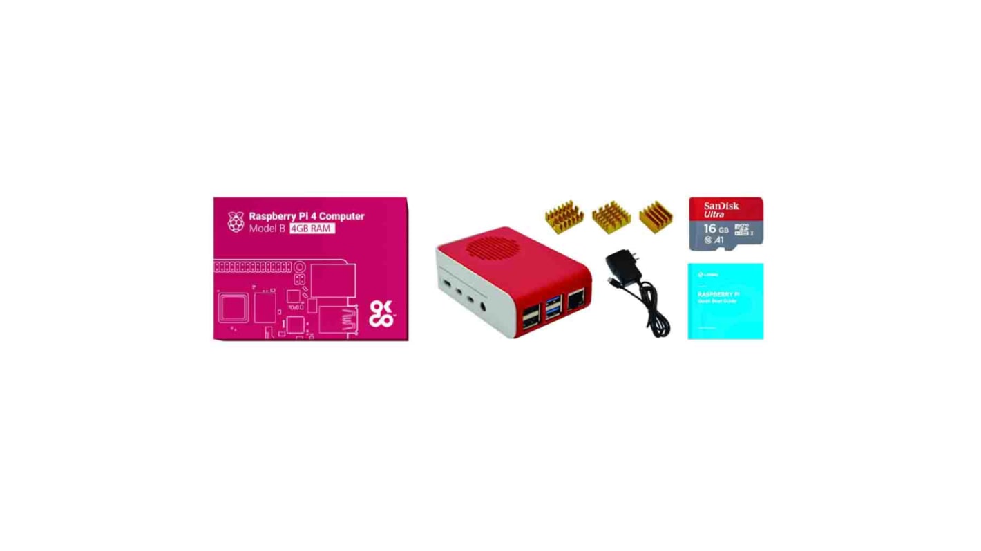 Landzo 树莓派套件4 B, Landzo Raspberry Pi 4 基本套件（ 4 gb ）, 内存4 GB