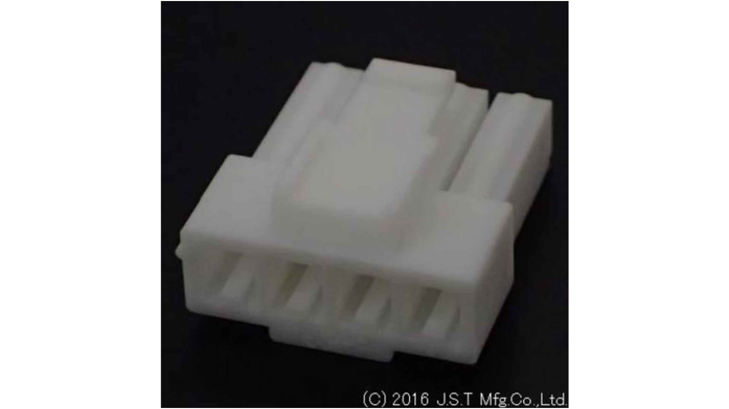 JST SL 4 Way D-sub Connector Socket, 3.96mm Pitch