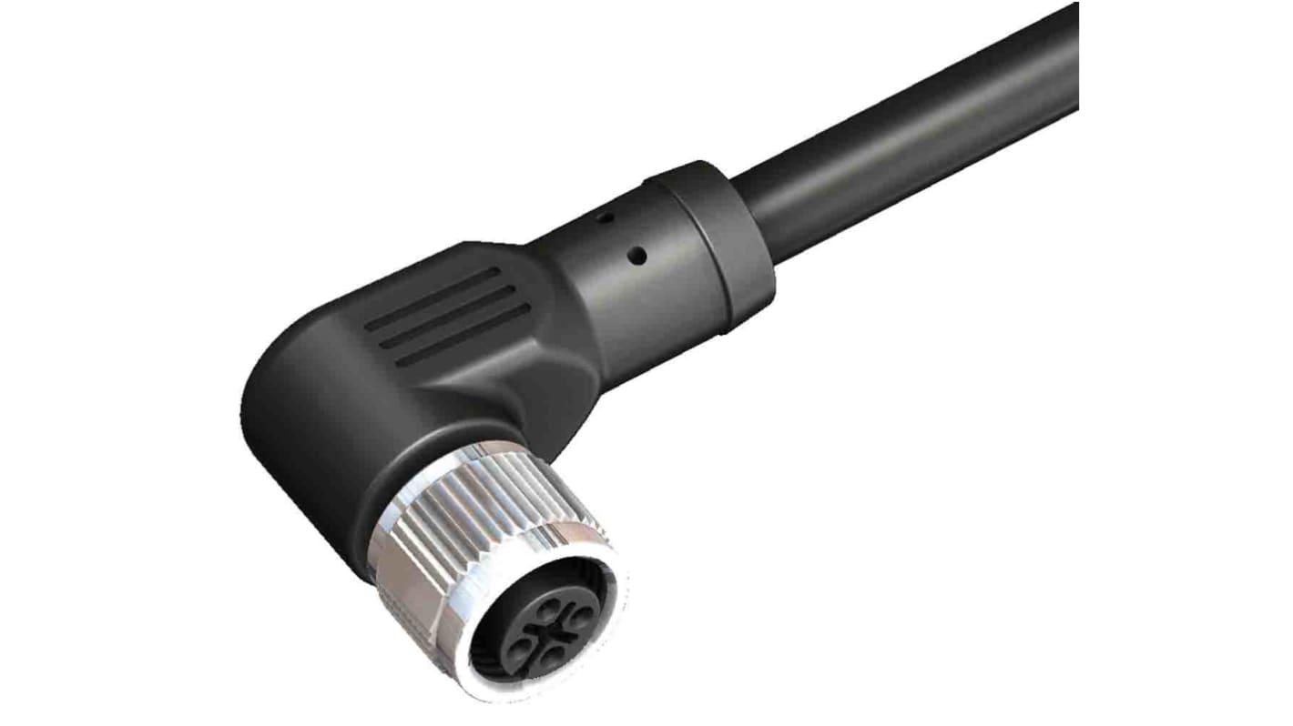 RS PRO 4 way M12 to Unterminated Cable