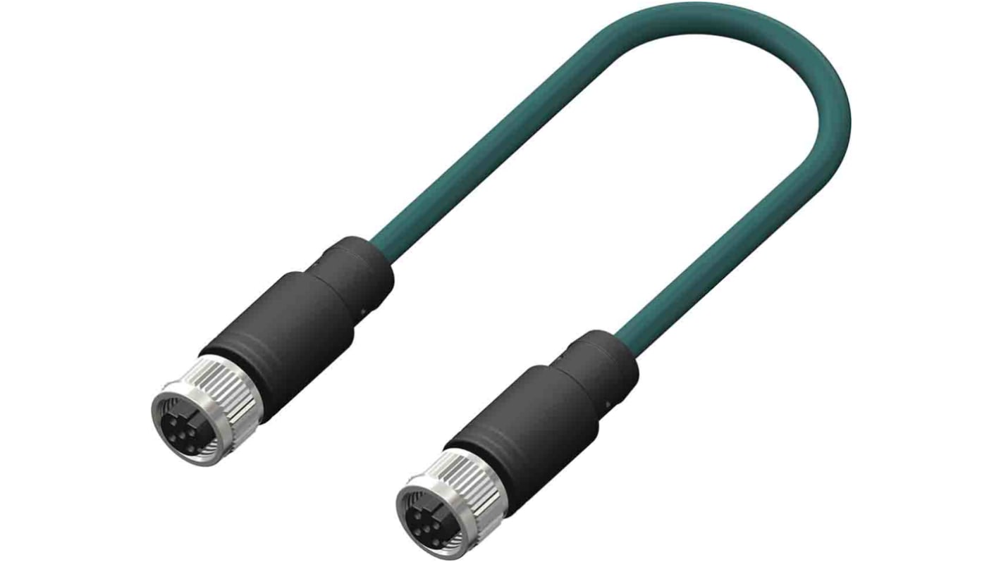 Kabel a konektor, A: Rovný samice M12, B: Rovný samice M12 RS PRO