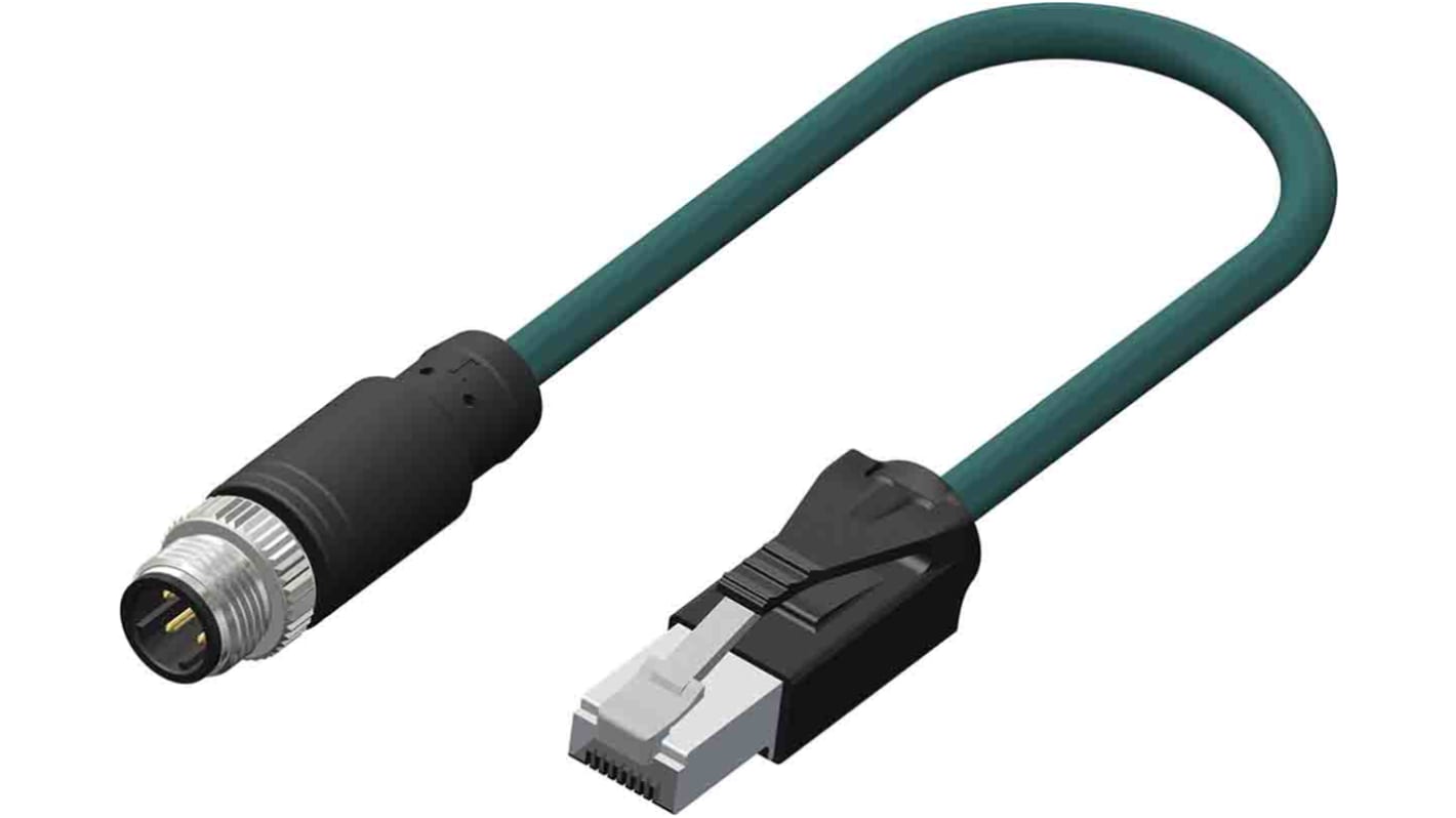 Cavo Ethernet Cat5e RS PRO, guaina in PUR col. Tè, L. 5m, Con terminazione