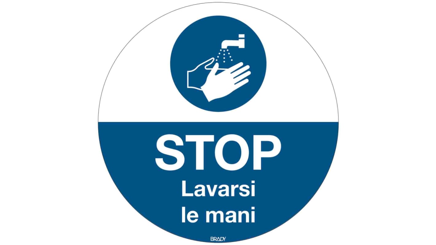 Safety Poster, Italian, 350 mm, 350mm