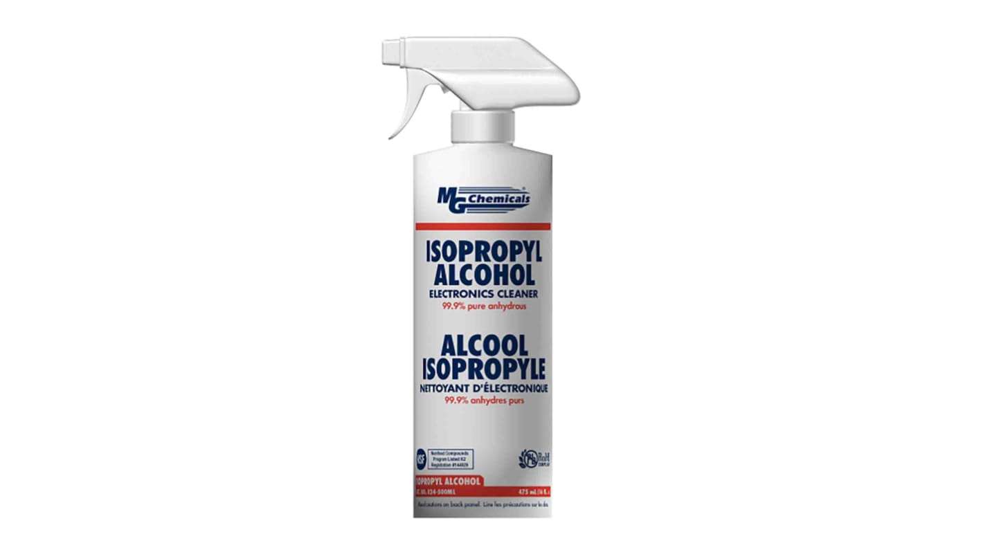 Alcohol isopropílico (IPA) MG Chemicals, Botella de spray dosificador de 475 ml