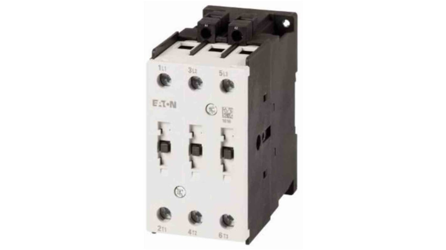 Eaton Contactor, 240 V ac Coil, 3-Pole, 65 A, 30 kW, 3NO
