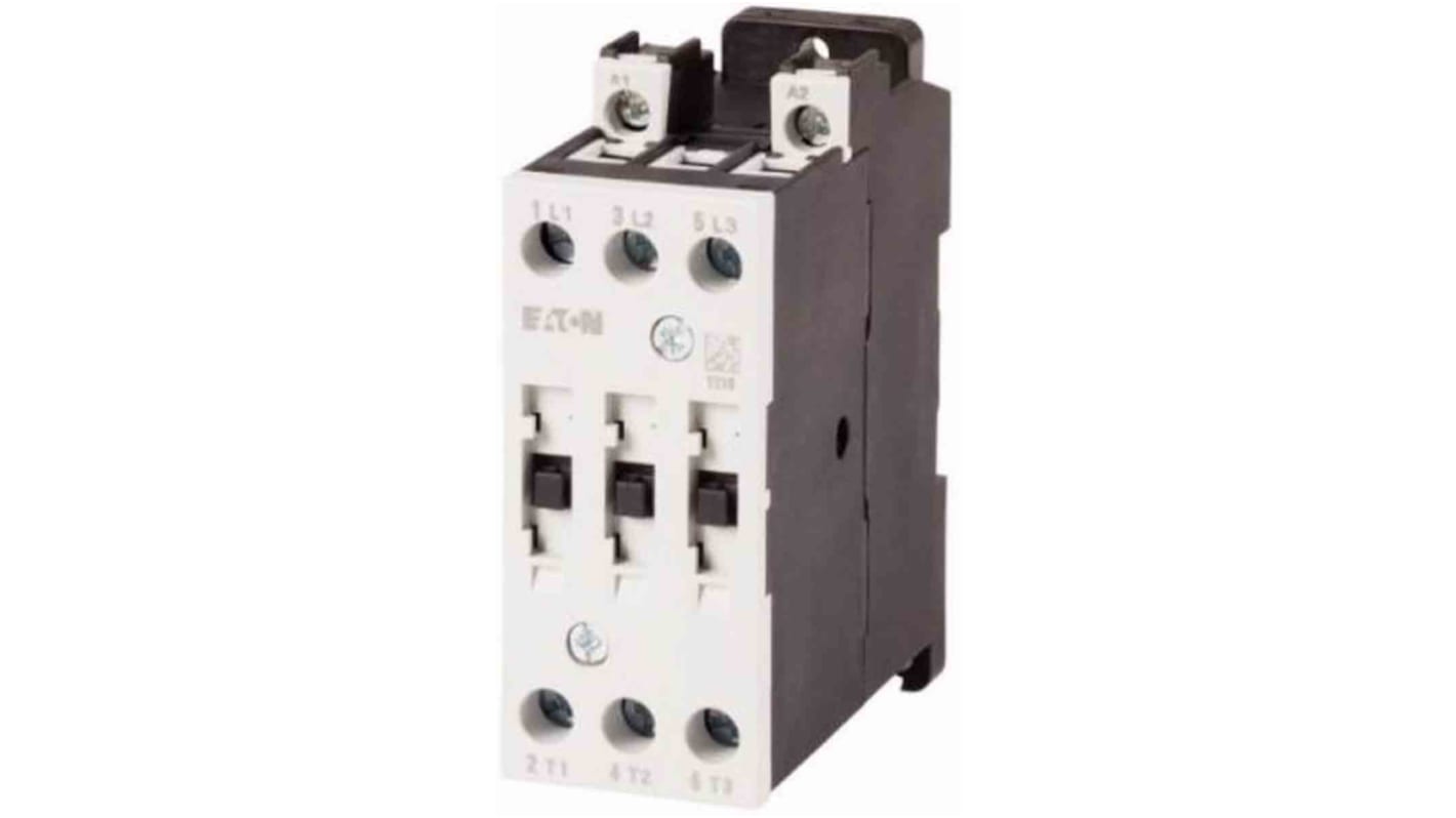 Stycznik 24 V DC Eaton styki: 3 7,5 kW 17 A 3NO 190980 DILMT17(RDC24)