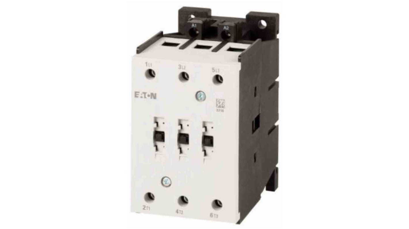 Stycznik 24 V DC Eaton styki: 3 45 kW 95 A 3NO 190987 DILMT95(RDC24)
