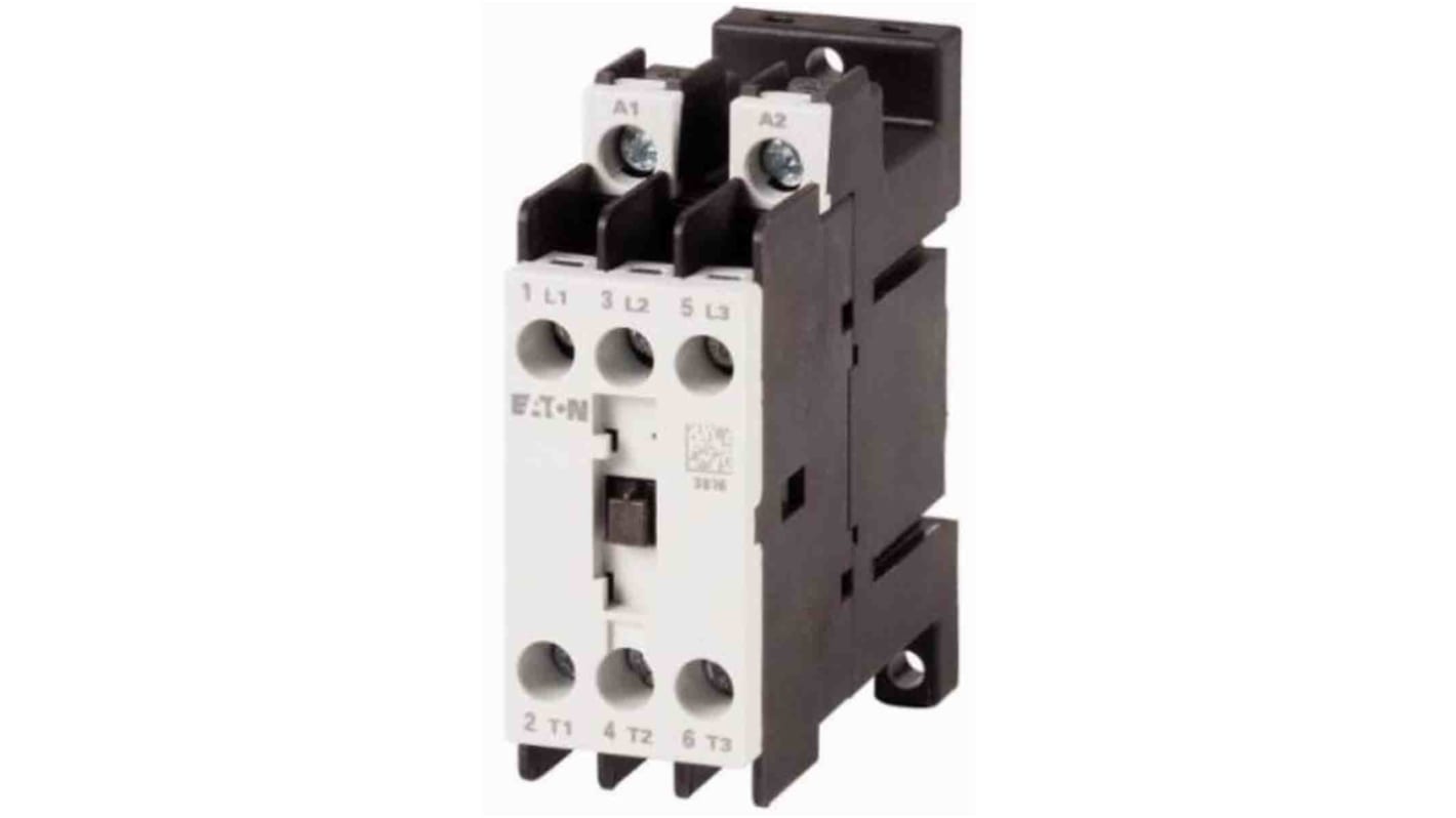 Relè contattore Eaton, 3 poli, 1NO + 2NC, 4 A, bobina 240 V c.a.
