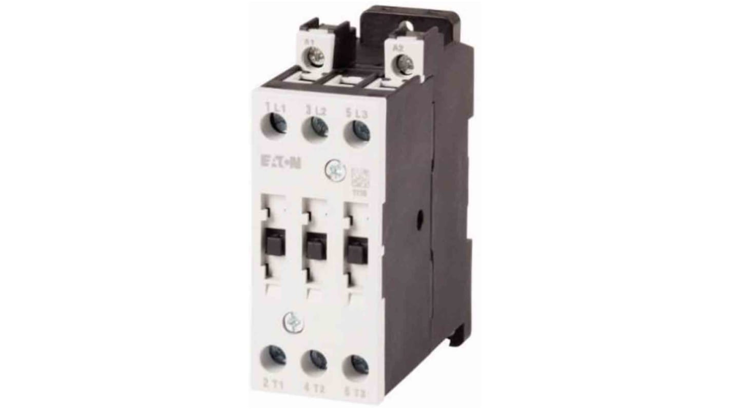 Contattore Eaton, 3 poli, 3 NA, 32 A, 15 kW, bobina 24 V c.a.