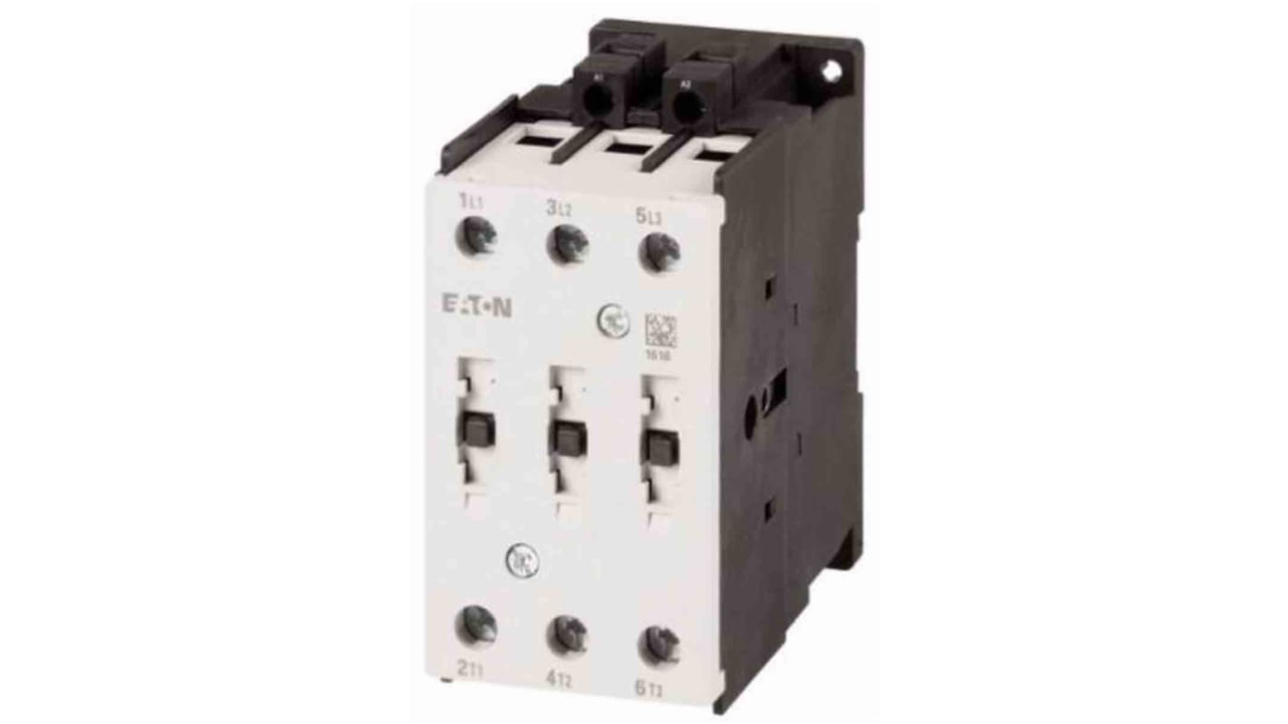 Contattore Eaton, 3 poli, 3 NA, 65 A, 30 kW, bobina 24 V c.a.