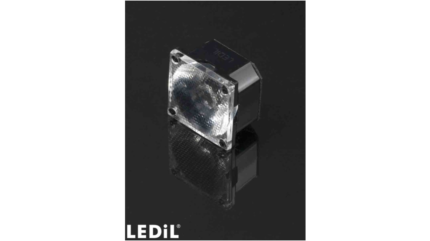 Ledil G2-ROSE-UV LED Linse Quadratisch aus Silikon, Klar 40 °C