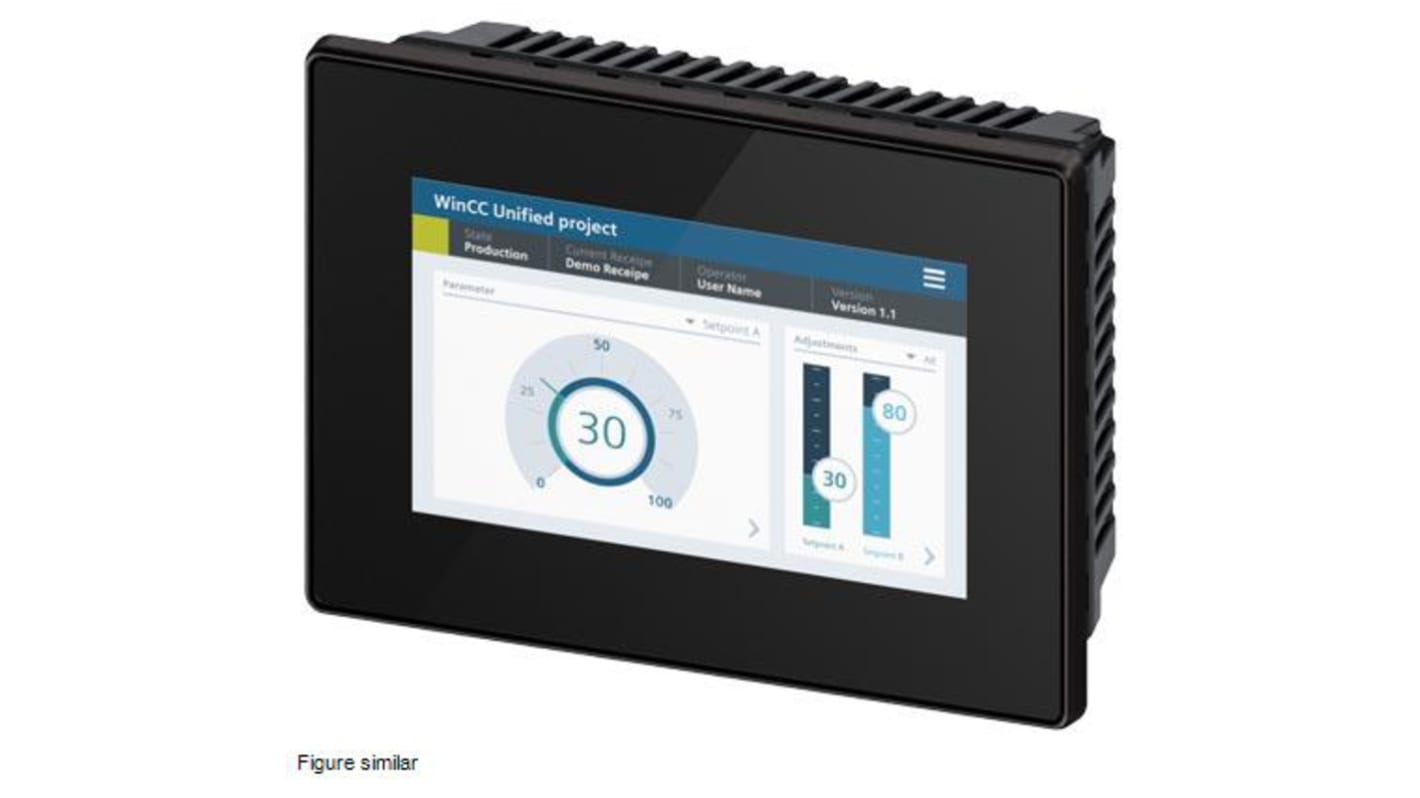 Siemens SIMATIC Series MTP700 Unified Comfort HMI Panel - 7 in, TFT Display, 800 x 480
