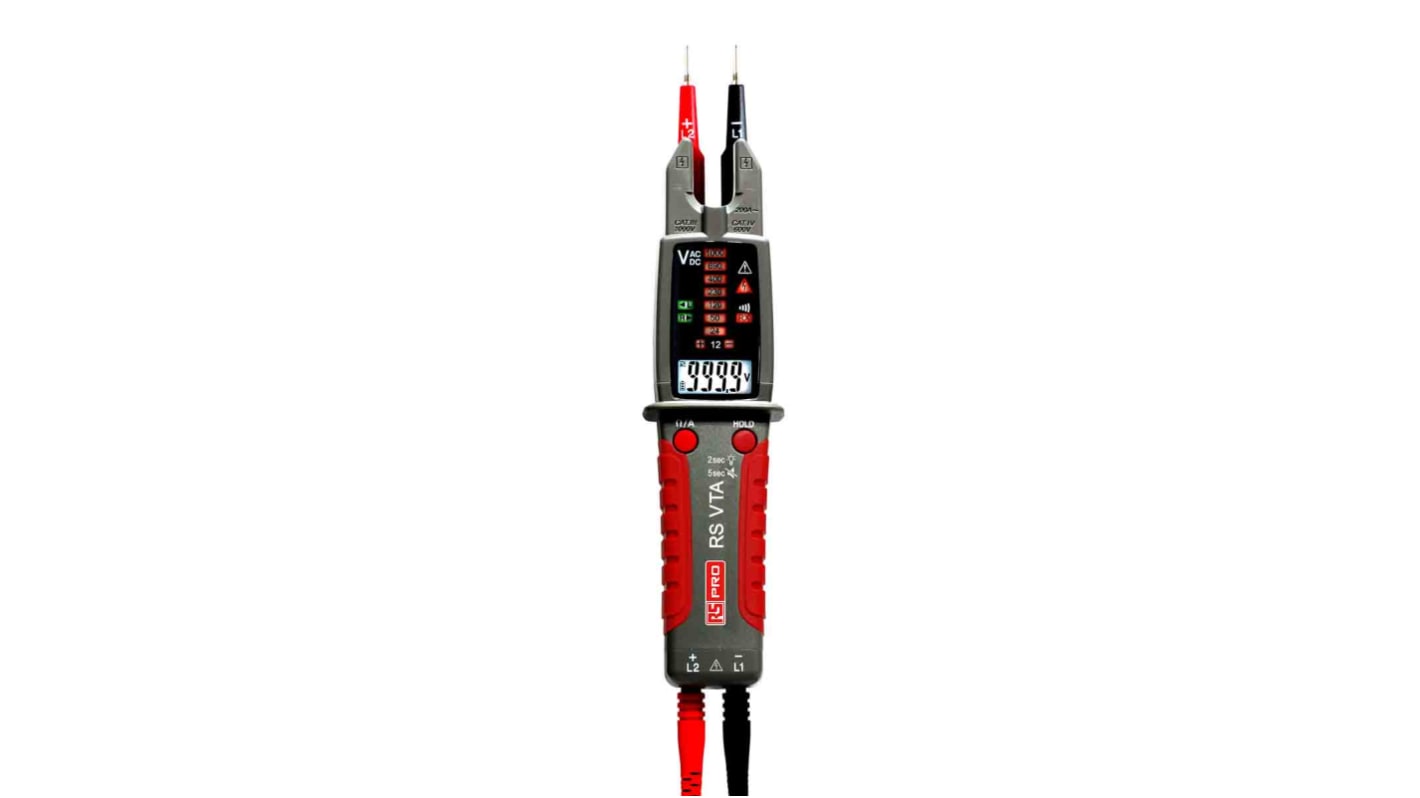 RS PRO APPA VTA Digital Spannungsprüfer mit Durchgangsprüfung, CAT IV