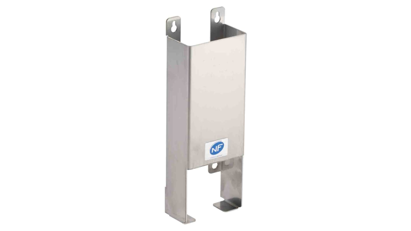 Dispenser mascherine in Acciaio Grigio Louis Tellier, 48mm x 260 mm x 89 mm, Montaggio a parete