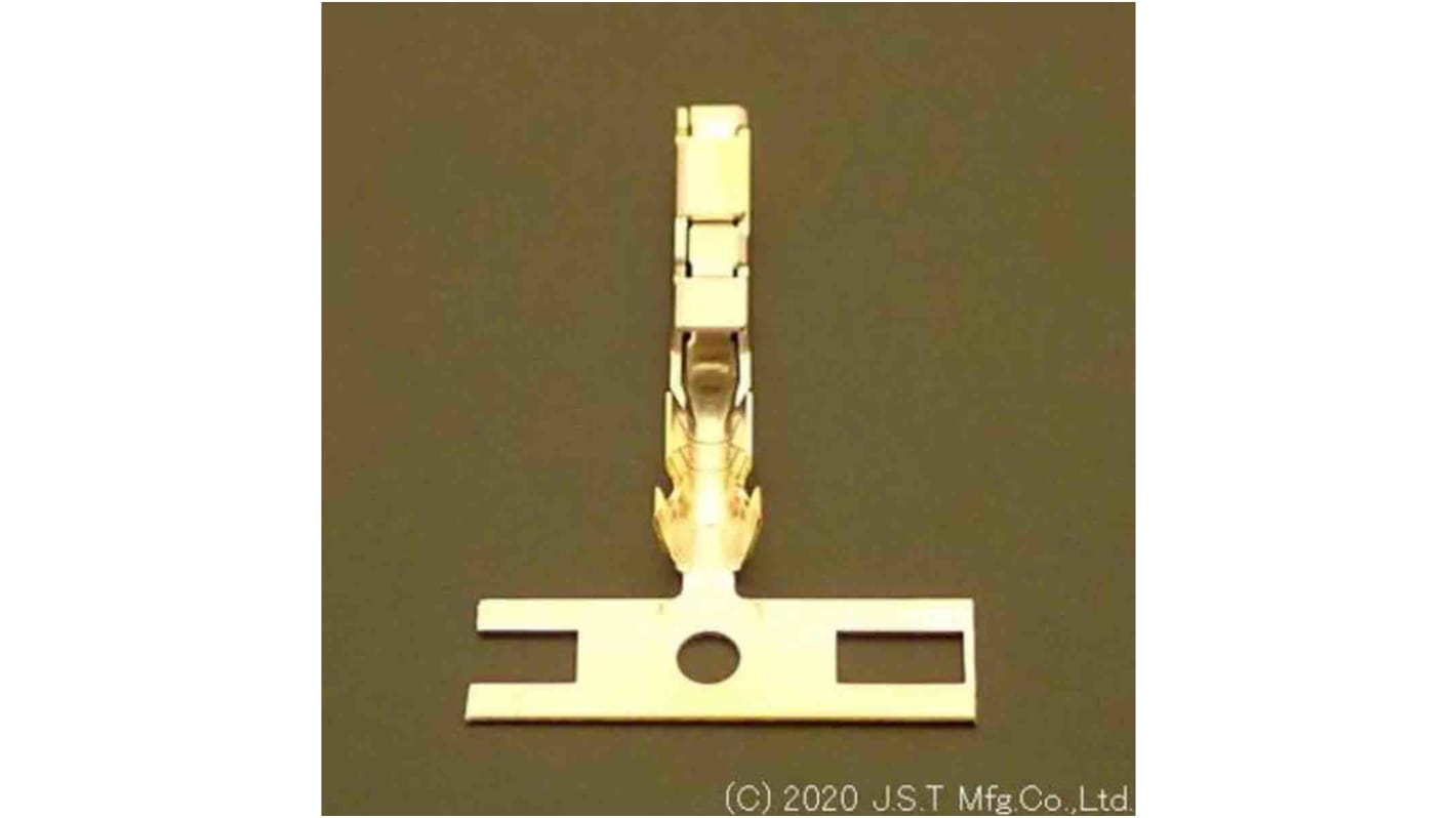 JST 压接公端子, 0.2mm²至 0.5mm² 24 → 20AWG, 用于自动压接施源器, J2000系列