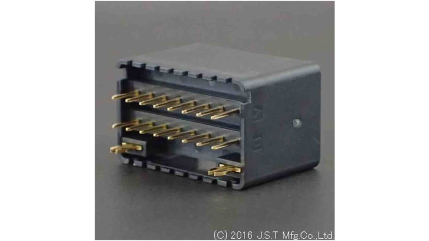 JST 基板接続用ピンヘッダ 16極 2.5mm 2列
