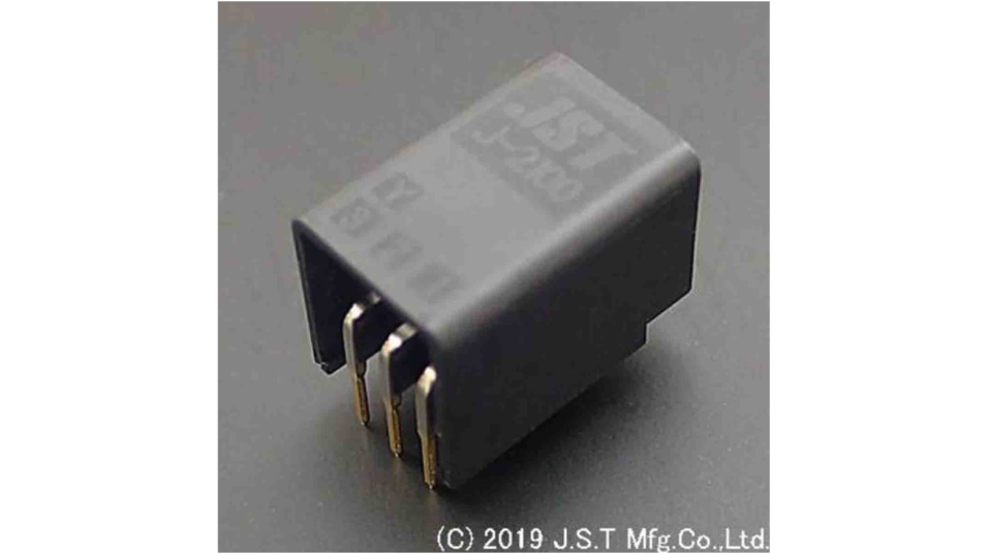 JST ライトアングル 基板接続用ピンヘッダ 3極 2.5mm 1列