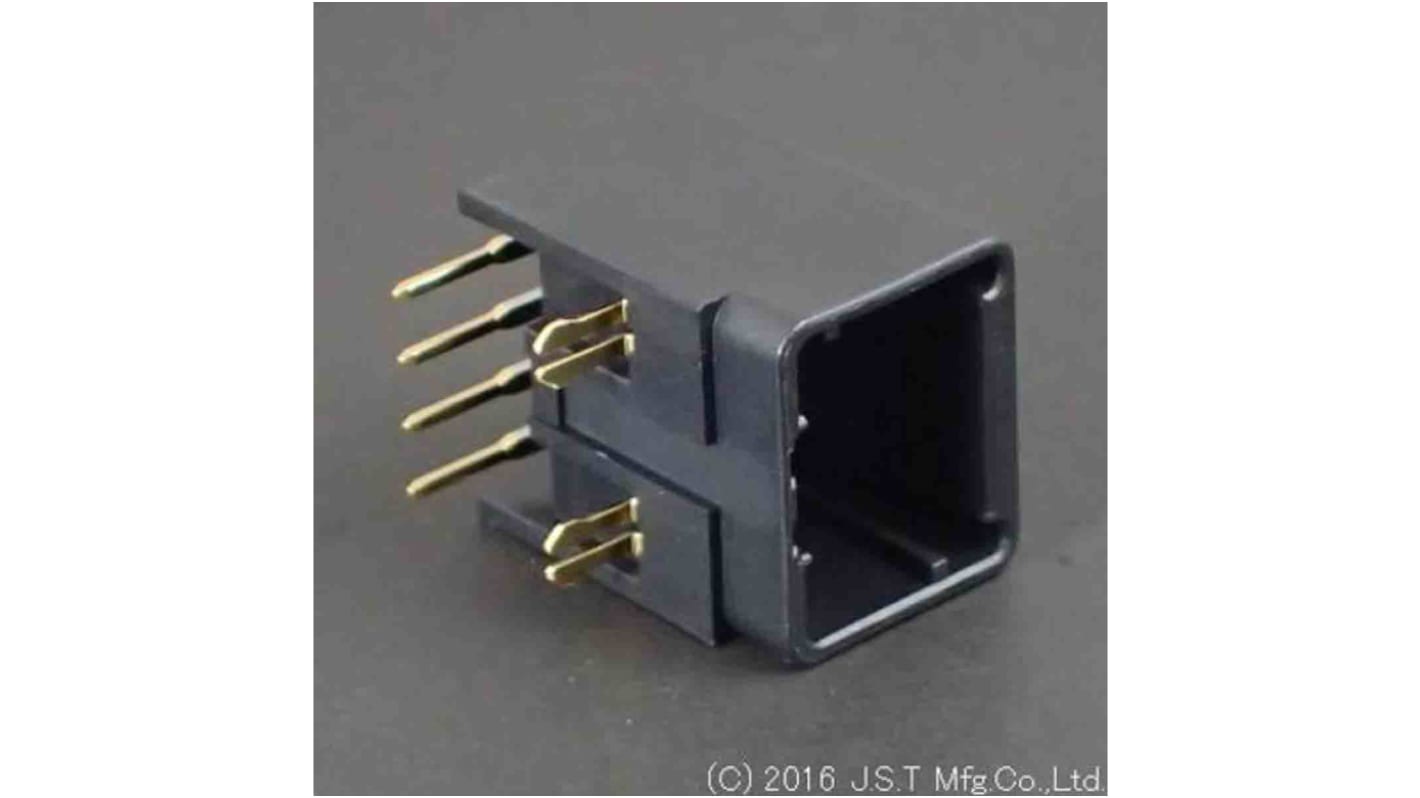 JST ライトアングル 基板接続用ピンヘッダ 4極 2.5mm 1列