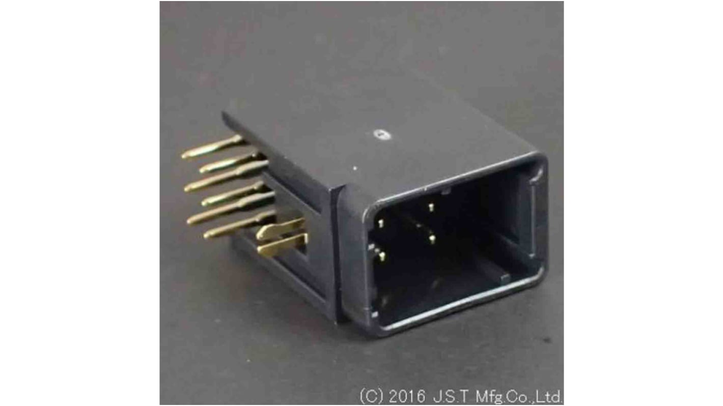 JST ライトアングル 基板接続用ピンヘッダ 6極 2.5mm 2列