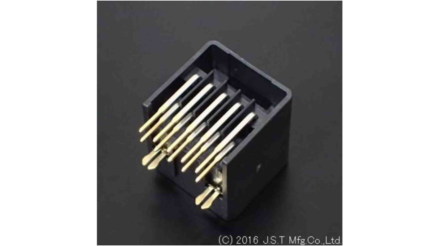 JST ライトアングル 基板接続用ピンヘッダ 10極 2.5mm 2列