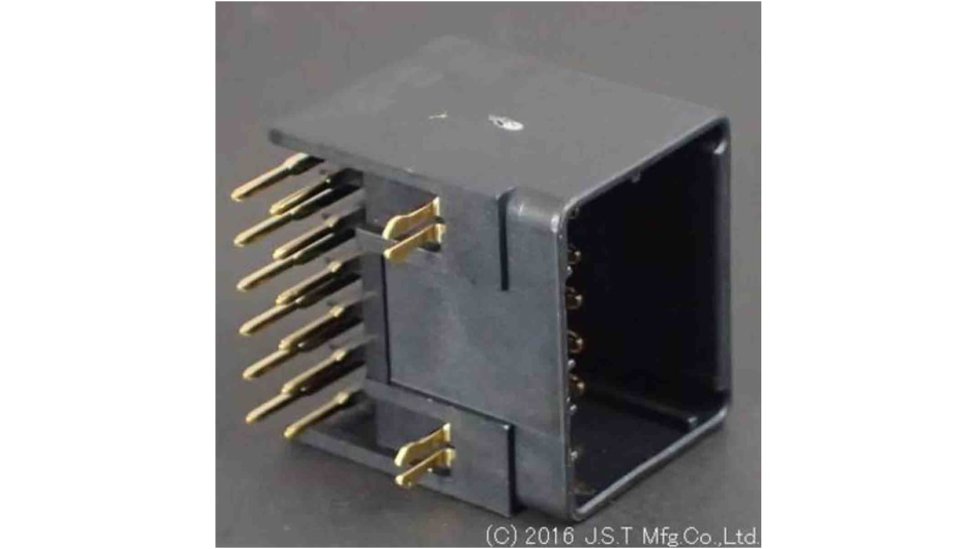 JST ライトアングル 基板接続用ピンヘッダ 12極 2.5mm 2列