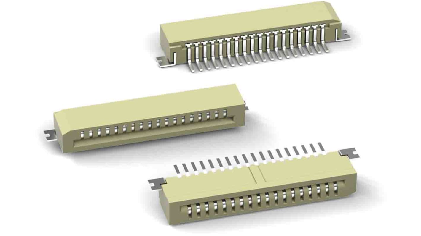 Embase pour CI Wurth Elektronik, WR-FPC, 18 pôles , 1.0mm 1 rangée, Horizontal