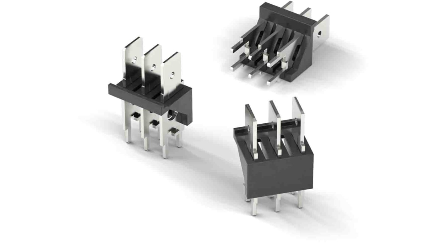 Wurth Elektronik 3p单排排针 垂直, 7.62mm间距, WR-FAST系列