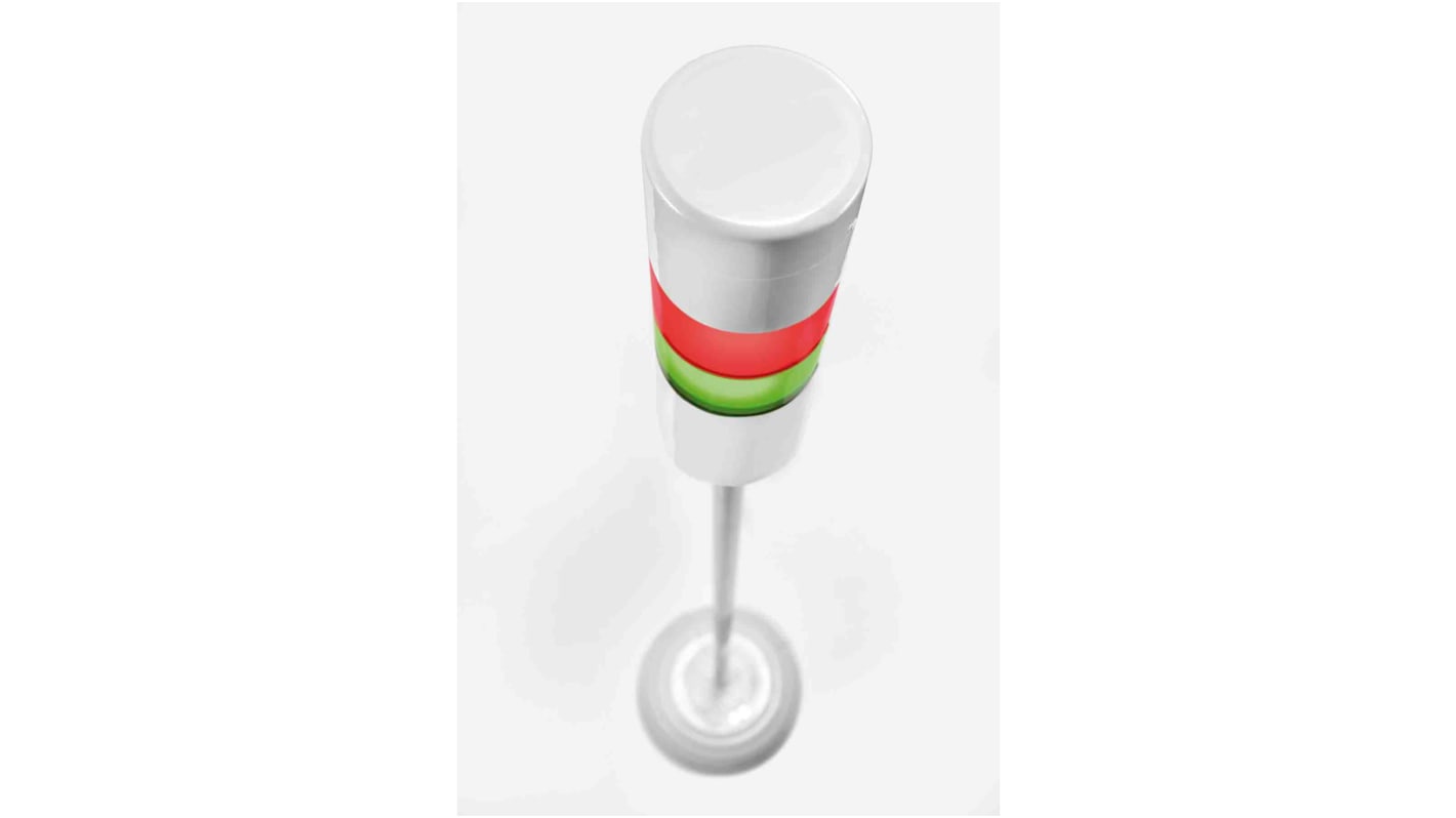 Rs-Online Torretta di segnalazione RS PRO 100→ 240 V c.a. LED 1 elemento lenti Verde con Cicalino